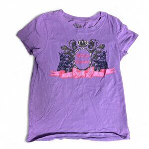 Juicy Couture vintage graphic purple t-shirt